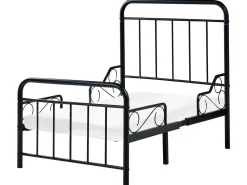 Letto per bambini allungabile Metallo ANAIS 90 x 200 cm Nero