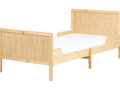Letto per bambini allungabile Legno di pino MONTIGNY 90 x 200 cm Marrone chiaro