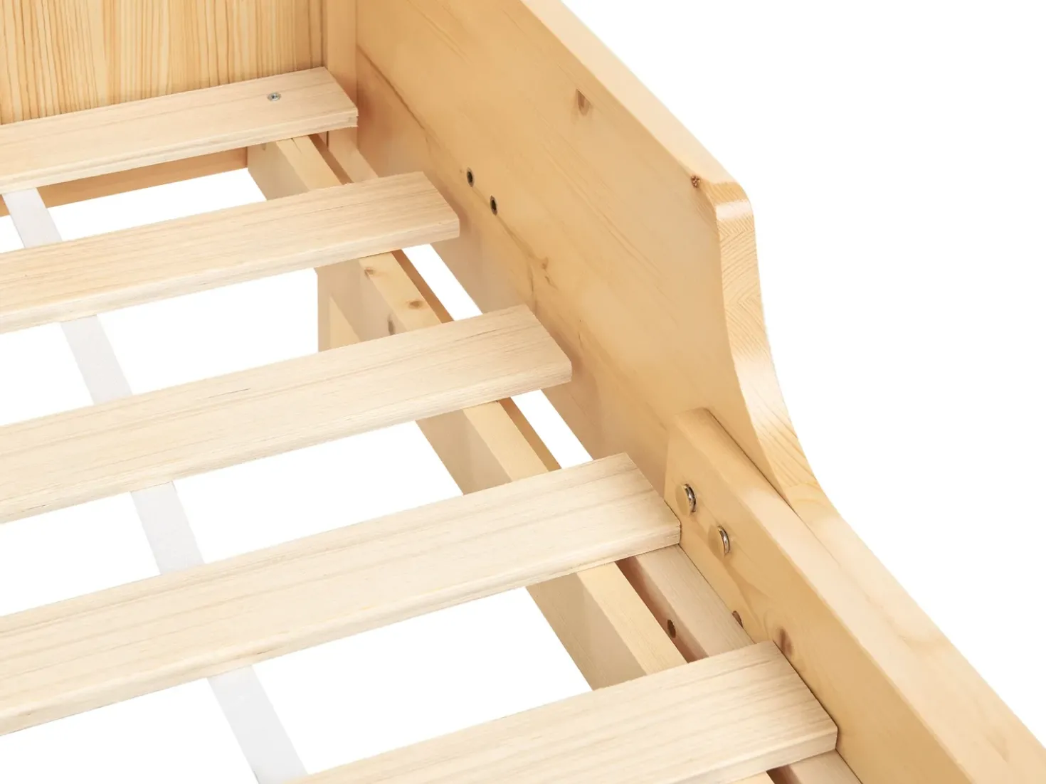 Letto per bambini allungabile Legno di pino MONTIGNY 90 x 200 cm Marrone chiaro