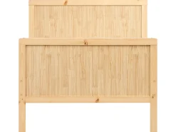 Letto per bambini allungabile Legno di pino MONTIGNY 90 x 200 cm Marrone chiaro