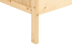 Letto per bambini allungabile Legno di pino MONTIGNY 90 x 200 cm Marrone chiaro