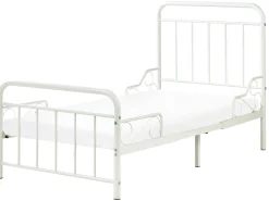 Letto per bambini allungabile Metallo ANAIS 90 x 200 cm Bianco sporco
