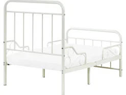 Letto per bambini allungabile Metallo ANAIS 90 x 200 cm Bianco sporco