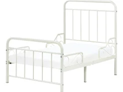 Letto per bambini allungabile Metallo ANAIS 90 x 200 cm Bianco sporco