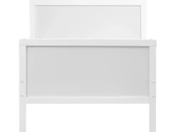Letto per bambini allungabile Legno di pino MONTIGNY 90 x 200 cm Bianco