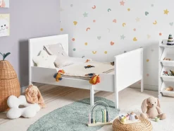 Letto per bambini allungabile Legno di pino MONTIGNY 90 x 200 cm Bianco