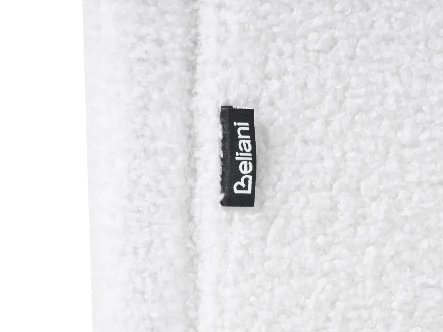 Letto per bambini Bouclé LAYE 90 x 200 cm Bianco sporco
