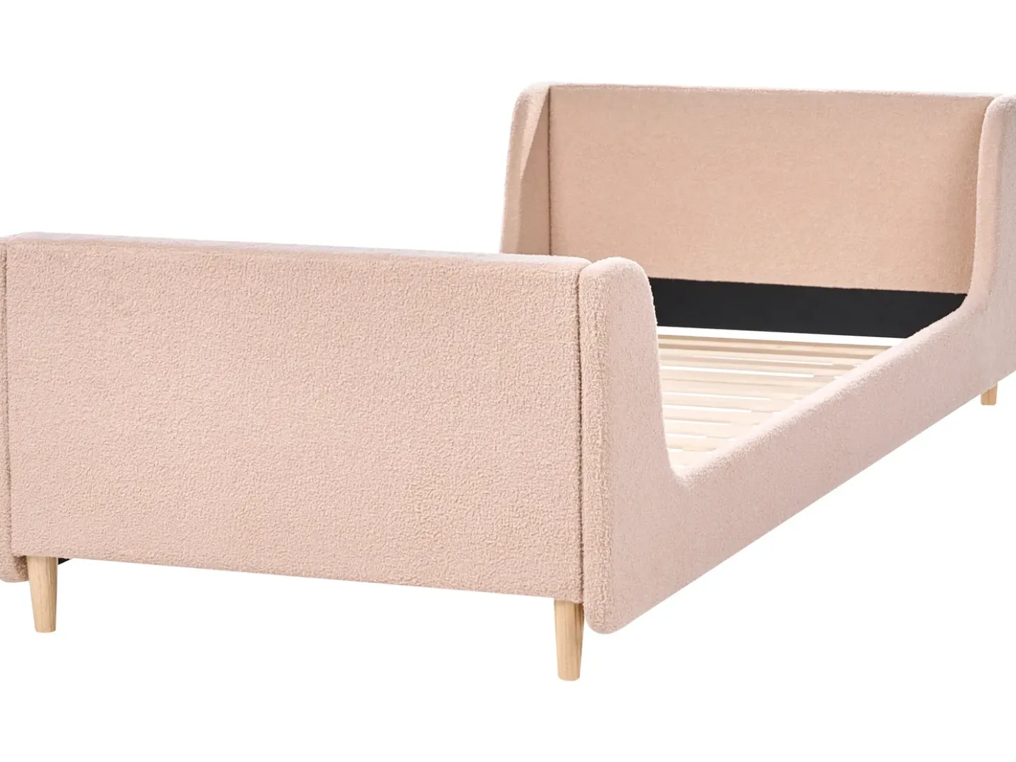 Letto per bambini Bouclé LAYE 90 x 200 cm Beige