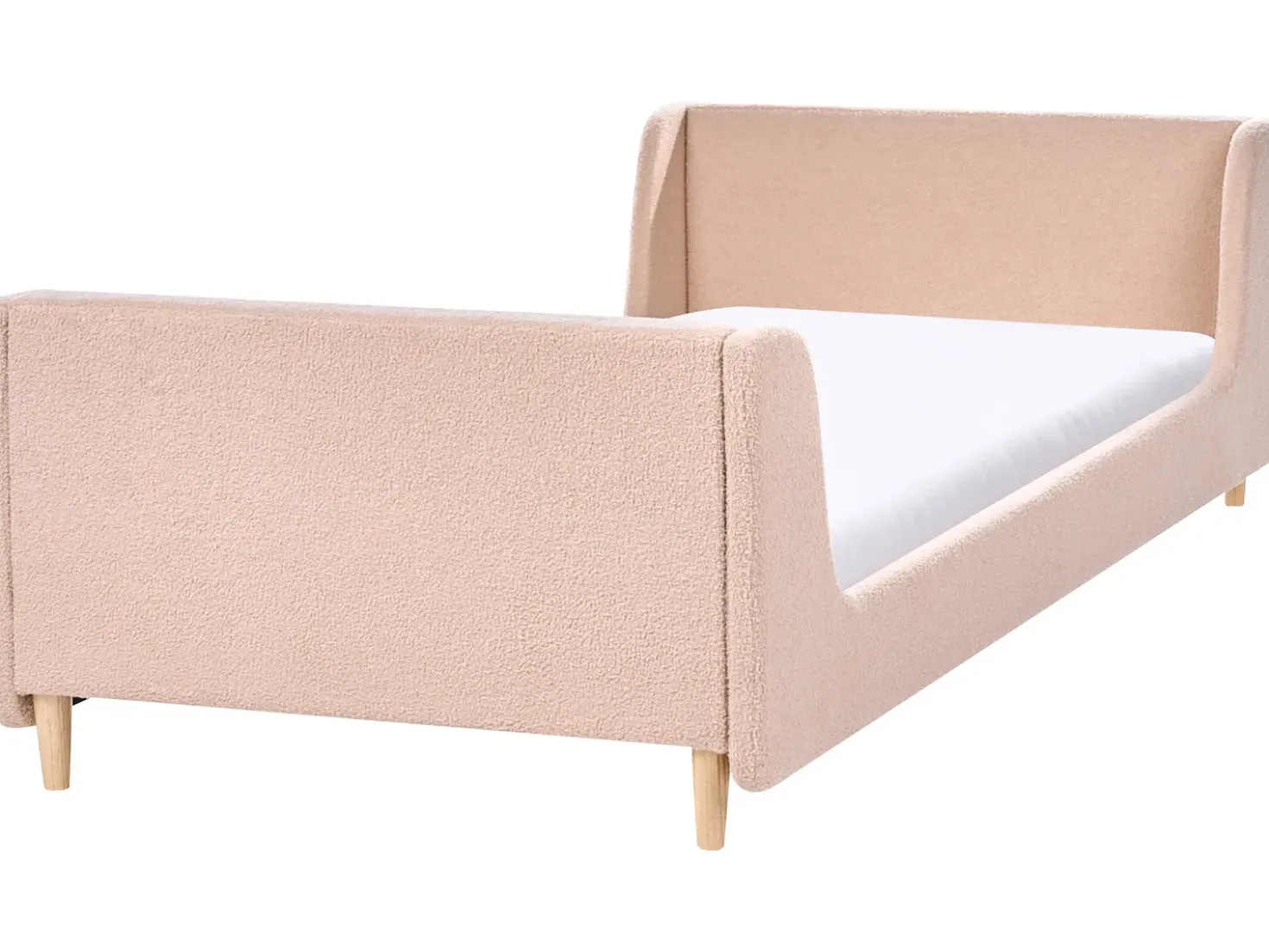 Letto per bambini Bouclé LAYE 90 x 200 cm Beige
