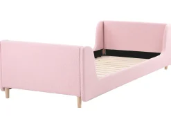 Letto per bambini Bouclé LAYE 90 x 200 cm Rosa