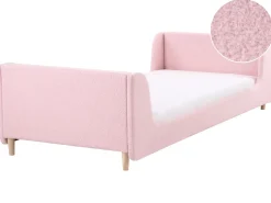 Letto per bambini Bouclé LAYE 90 x 200 cm Rosa