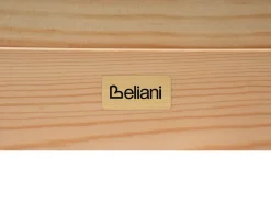 Letto per bambini Casa Legno di pino ORGEVAL 90 x 200 cm con contenitore Marrone chiaro
