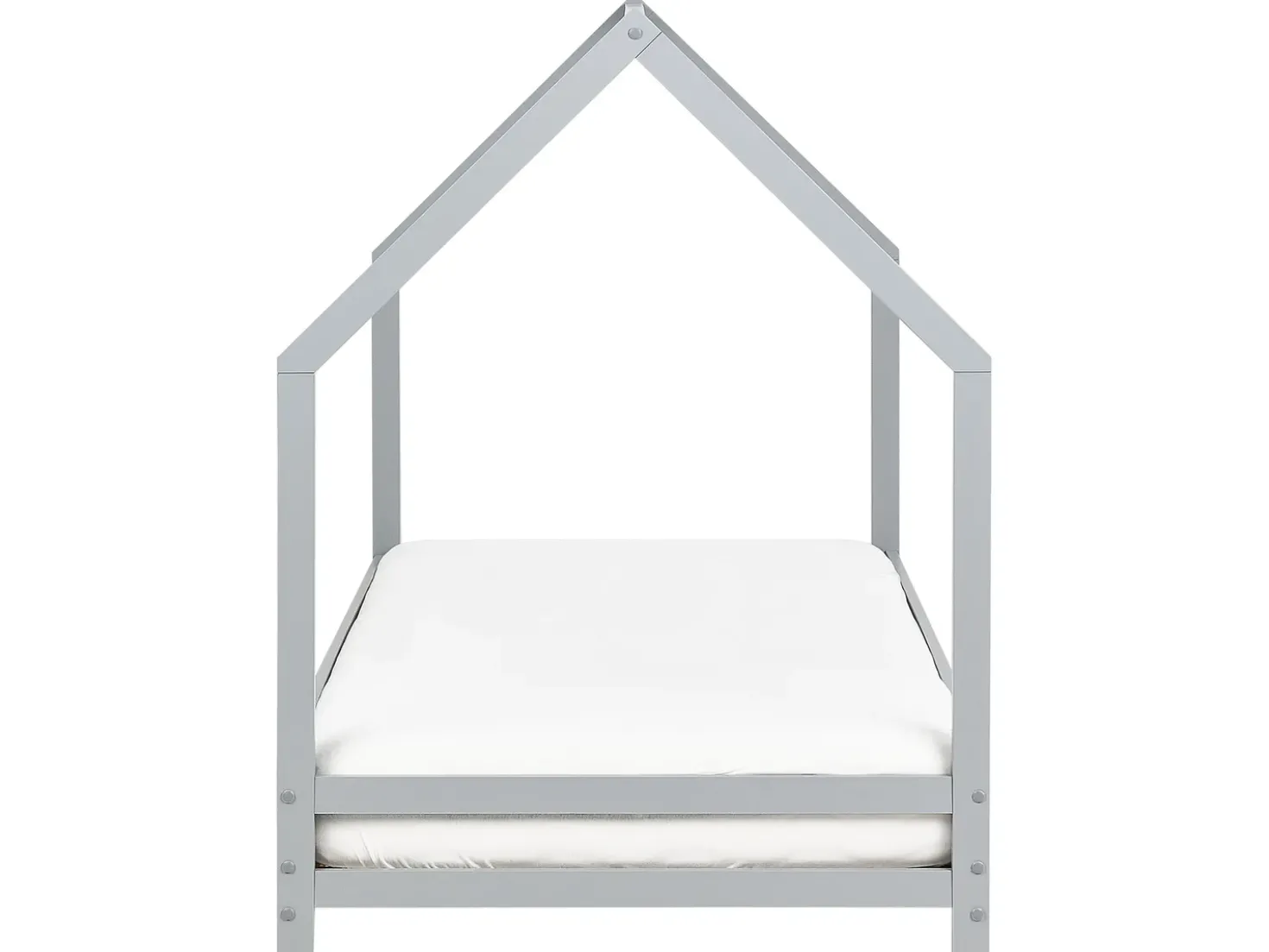 Letto per bambini Casa Legno di pino APPY 90 x 200 cm Grigio