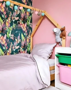 Letto per bambini Casa Legno di pino APPY 90 x 200 cm Marrone chiaro