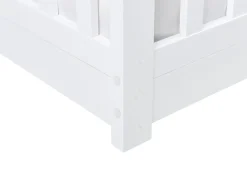 Letto per bambini Casa Legno di pino COSSAYE 90 x 200 cm Bianco