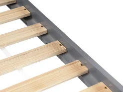 Letto per bambini Casa Legno di pino ORGEVAL 90 x 200 cm con contenitore Grigio