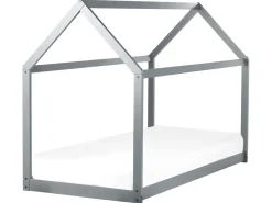 Letto per bambini Casa Legno di pino TOSSE 90 x 200 cm Grigio