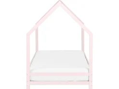 Letto per bambini Casa Legno di pino APPY 90 x 200 cm Rosa pastello