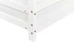 Letto per bambini Casa Legno di pino APPY 90 x 200 cm Bianco