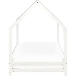 Letto per bambini Casa Legno di pino APPY 90 x 200 cm Bianco