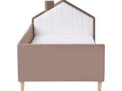 Letto per bambini Casa Velluto KERVAN 90 x 200 cm Marrone chiaro