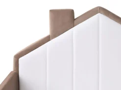 Letto per bambini Casa Velluto KERVAN 90 x 200 cm Marrone chiaro