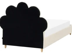 Letto per bambini Conchiglia Velluto NEULISE 90 x 200 cm Beige