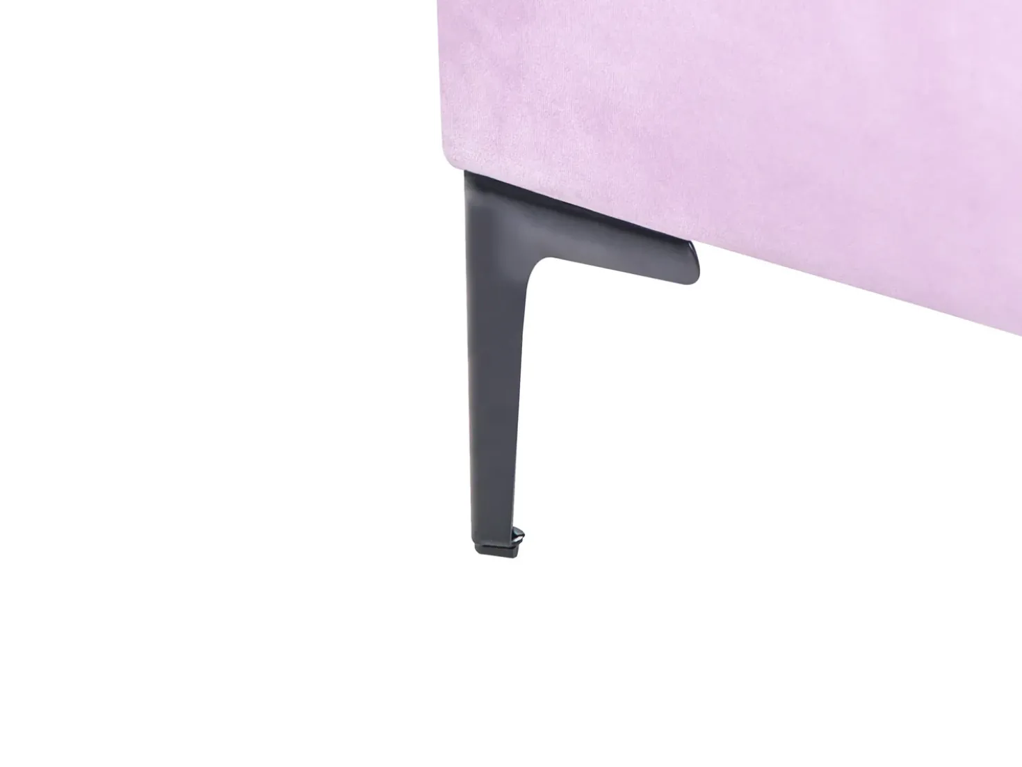 Letto per bambini Corona Velluto RUBIAN 90 x 200 cm con Luci LED Viola
