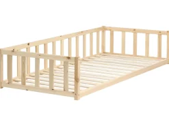 Letto per bambini Legno di pino AURIBEAU 90 x 200 cm Marrone chiaro