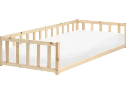 Letto per bambini Legno di pino AURIBEAU 90 x 200 cm Marrone chiaro