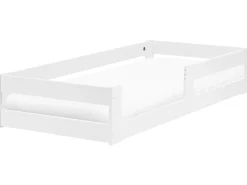 Letto per bambini Legno di pino PRIMELLES 90 x 200 cm Bianco