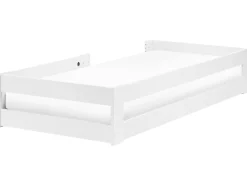 Letto per bambini Legno di pino PRIMELLES 90 x 200 cm Bianco