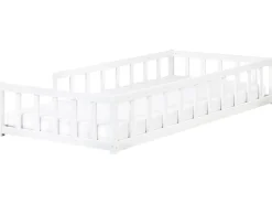 Letto per bambini Legno di pino MEYMAC 90 x 200 cm Bianco