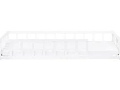 Letto per bambini Legno di pino MEYMAC 90 x 200 cm Bianco