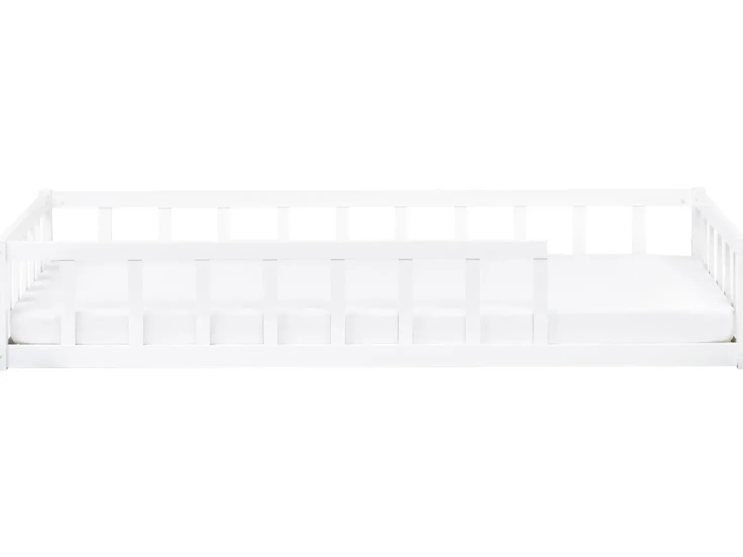 Letto per bambini Legno di pino MEYMAC 90 x 200 cm Bianco