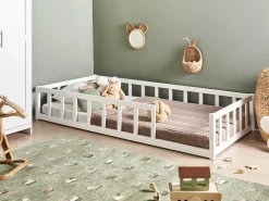 Letto per bambini Legno di pino MEYMAC 90 x 200 cm Bianco