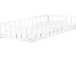 Letto per bambini Legno di pino MEYMAC 90 x 200 cm Bianco