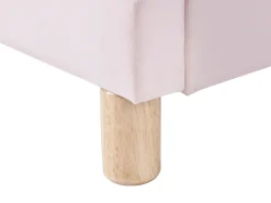 Letto per bambini Nuvola Velluto MAZOU 90 x 200 cm Rosa