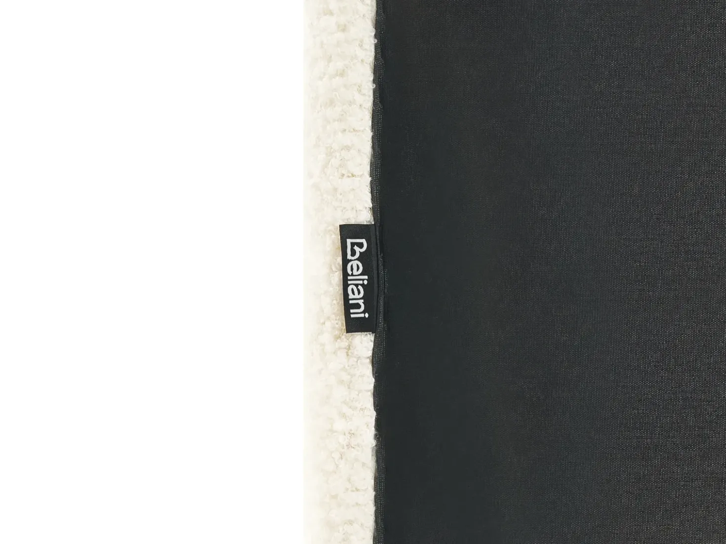 Letto per bambini Nuvola Bouclé BELLEVUE 90 x 200 cm Bianco sporco
