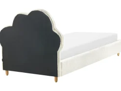 Letto per bambini Nuvola Bouclé BELLEVUE 90 x 200 cm Bianco sporco