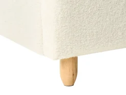 Letto per bambini Nuvola Bouclé BELLEVUE 90 x 200 cm Bianco sporco