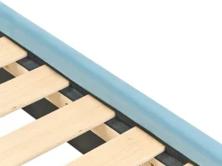 Letto per bambini Orsacchiotto Velluto MAILLES 90 x 200 cm Blu