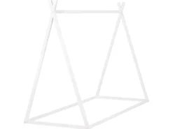 Letto per bambini Tenda Tipi Legno di pino SAURAT 90 x 200 cm Bianco
