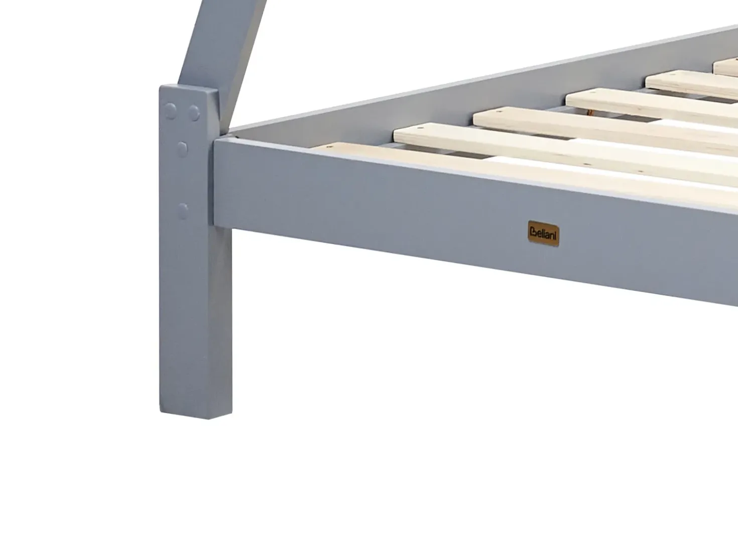 Letto per bambini Tenda Tipi Legno di pino DEVAY 90 x 200 cm Grigio