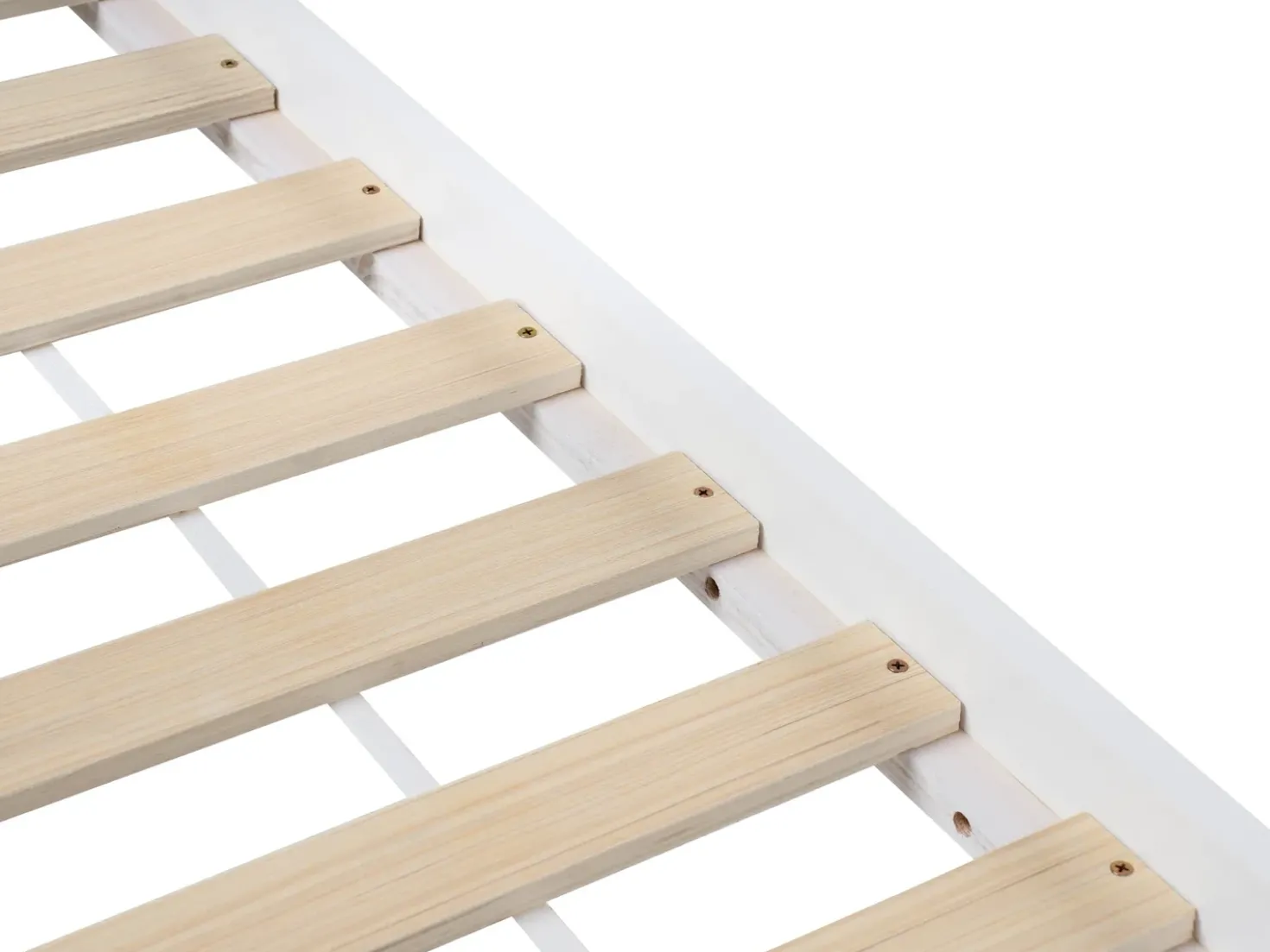 Letto per bambini Tenda Tipi Legno di pino DEVAY 90 x 200 cm Bianco