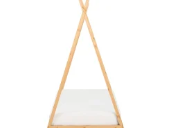 Letto per bambini Tenda Tipi Legno di pino SAURAT 90 x 200 cm Marrone chiaro