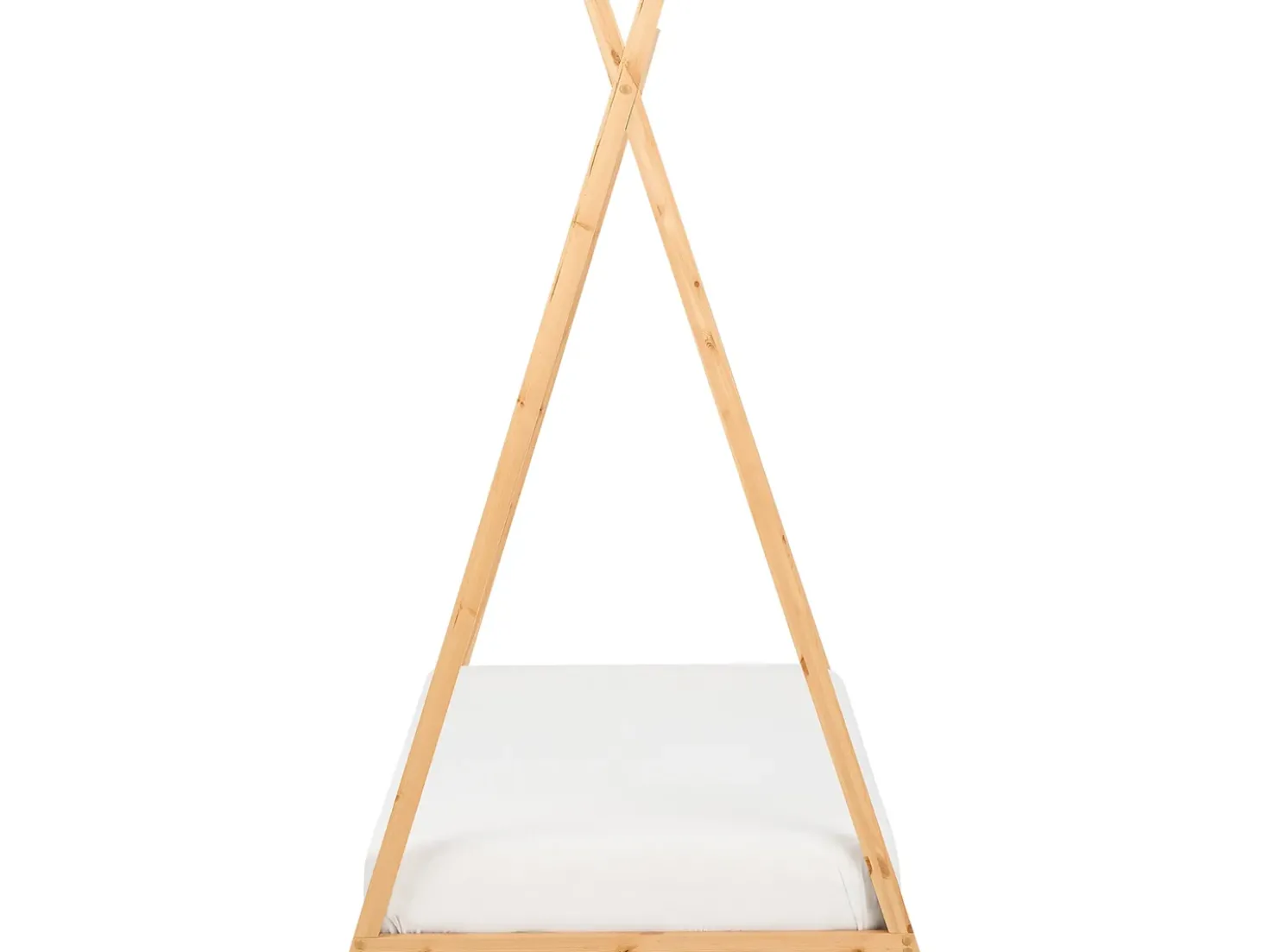 Letto per bambini Tenda Tipi Legno di pino SAURAT 90 x 200 cm Marrone chiaro