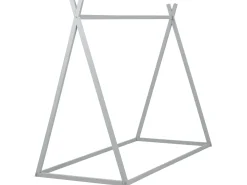 Letto per bambini Tenda Tipi Legno di pino SAURAT 90 x 200 cm Grigio