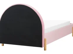 Letto per bambini Velluto ANET 90 x 200 cm Rosa