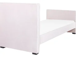 Letto per bambini Velluto TEENIE 90 x 200 cm Rosa pastello